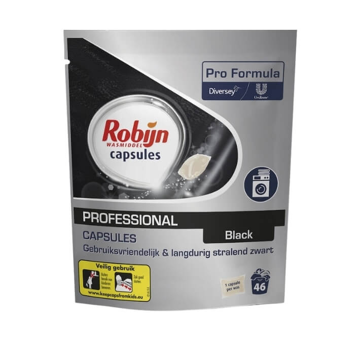 Robijn Pro Formula Wasmiddel Capsules Black