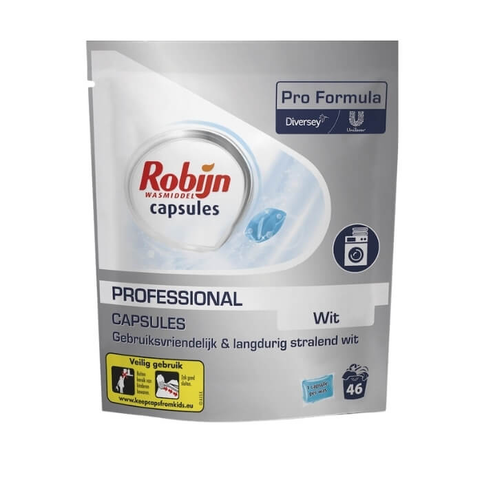 Robijn Pro Formula Wasmiddel Capsules White