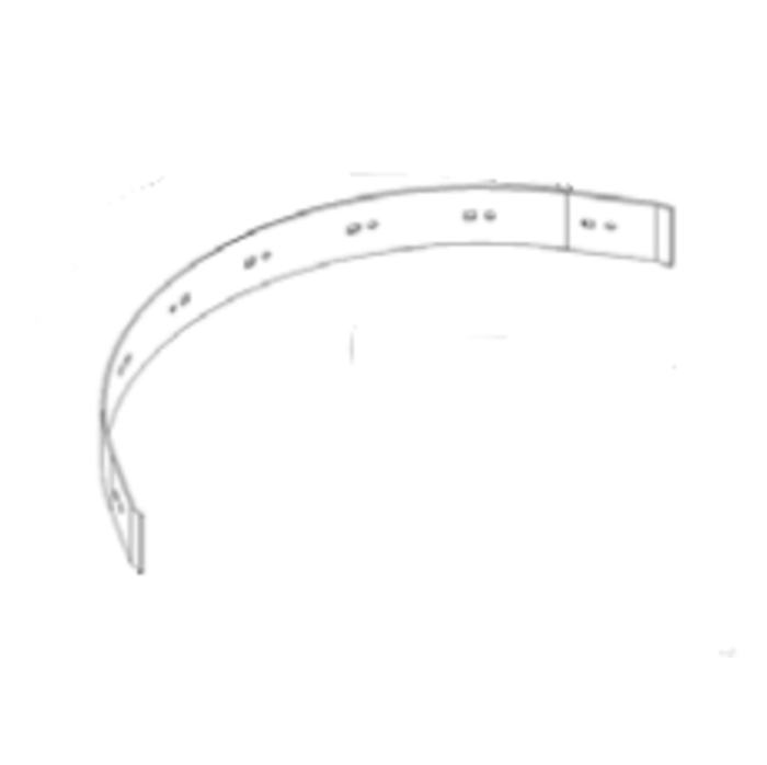 Dweilrubber achterzijde T191 Latex (optioneel)