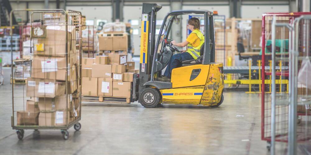 heftruck magazijn
