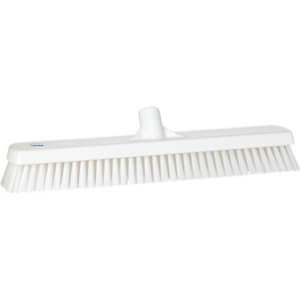 Vikan harde brede vloerschrobber 47cm wit