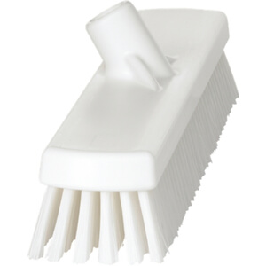 Vikan harde brede vloerschrobber 47cm wit