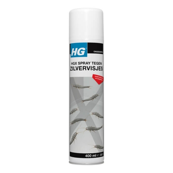 HG Spray tegen zilvervisjes