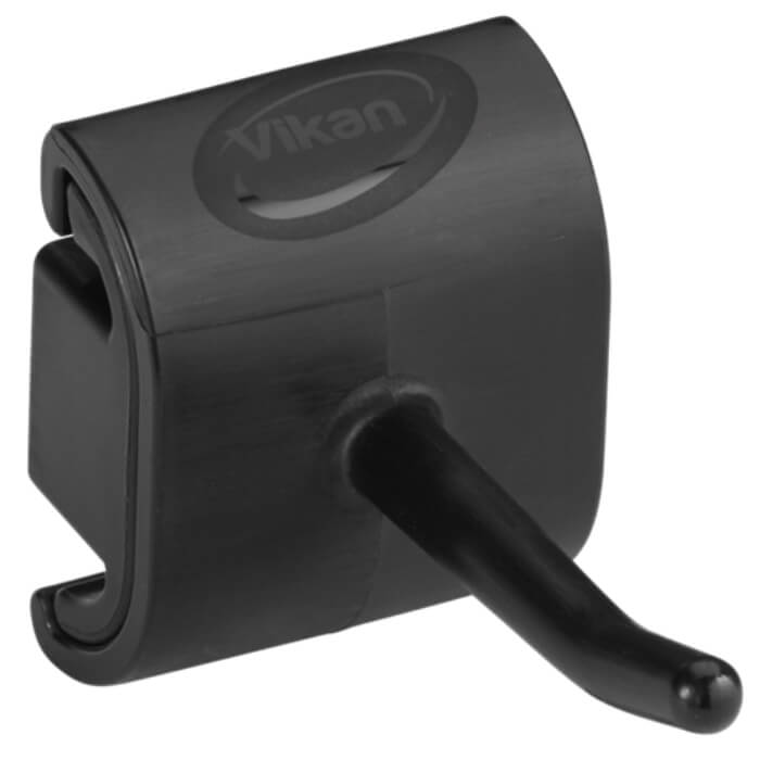 Vikan Wandbeugel Enkele Haak Module 41mm zwart