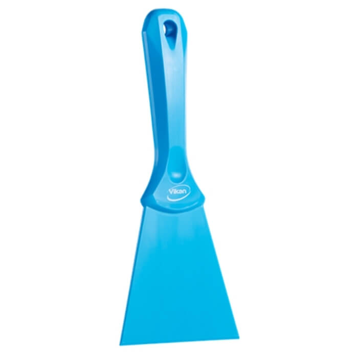 Vikan handschraper Nylon 100mm blauw