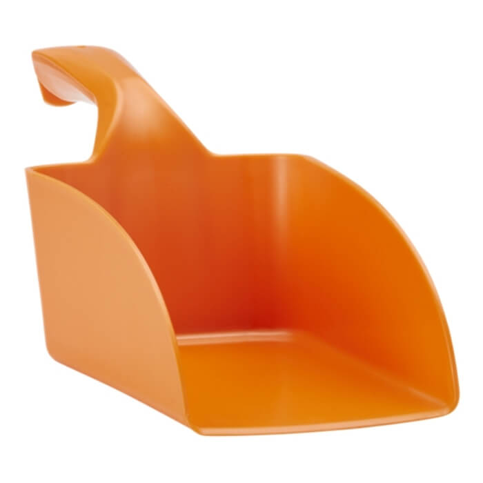 Vikan rechte handschep klein 0,5 liter oranje