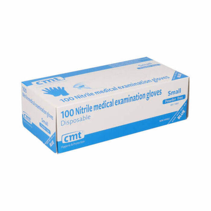 CMT Nitril Handschoenen, blauw, S