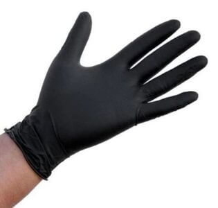 Comfort Nitril Handschoenen, zwart, M
