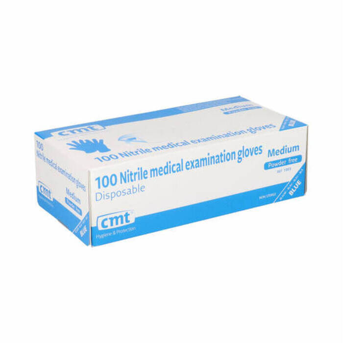 CMT Nitril Handschoenen, blauw, M