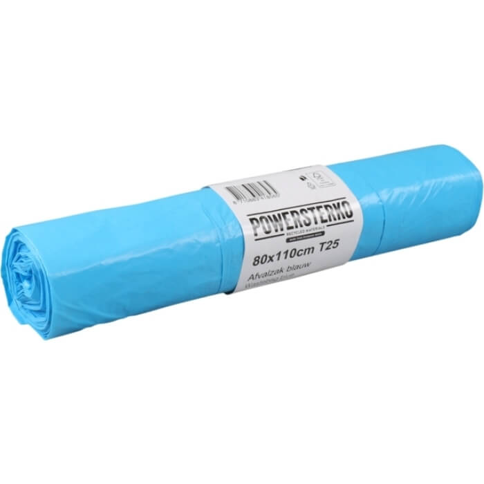 PowerSterko Afvalzak blauw T25