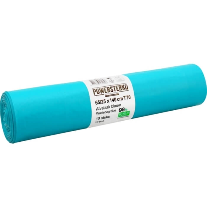 PowerSterko Afvalzak blauw T70