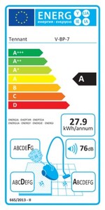 Tennant V-BP-7 rugzakstofzuiger