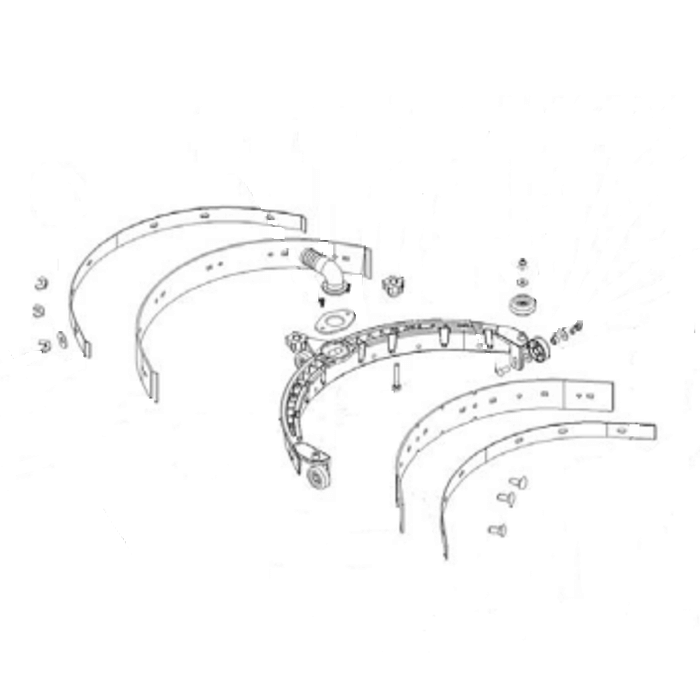 Dweilrubbersysteem compleet CS16