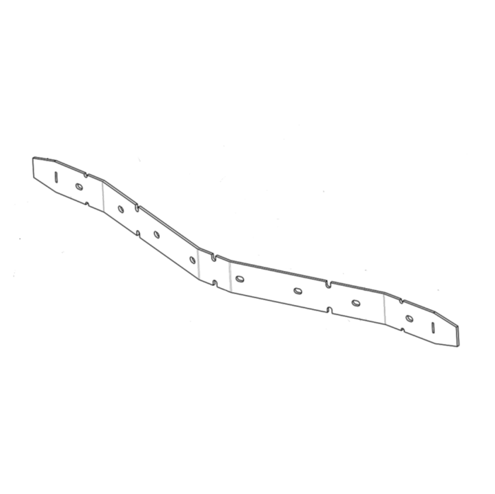 Dweilrubber voorzijde T291 Linatex (standaard)