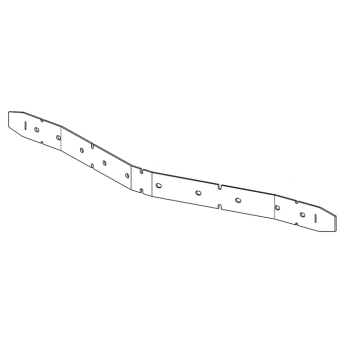 Dweilrubber voorzijde T291 Latex (optioneel)