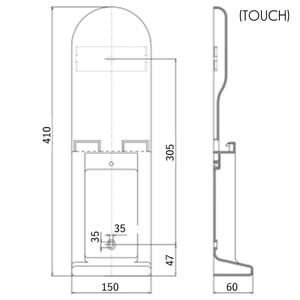 CWS Paradise Ladycare Wall Touch