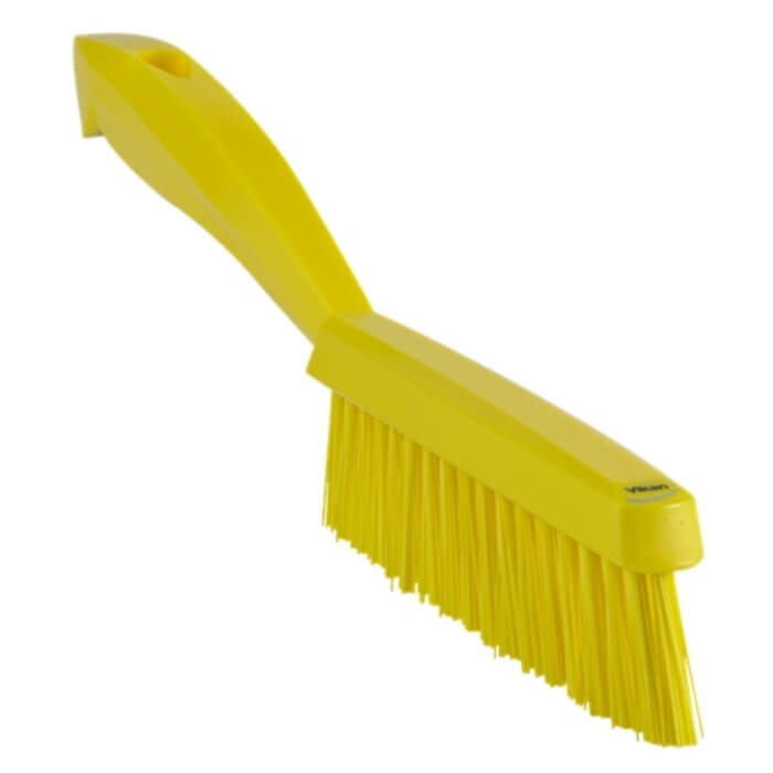 Vikan smalle borstel extra hard geel